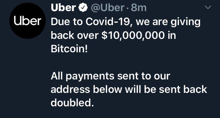 Uber Twitter Hacked