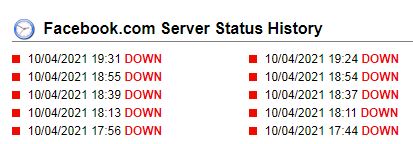 Facebook servers are down since past hour.